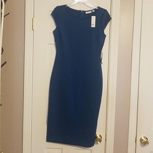 NY & co cap sleeve scuba dress, nwt